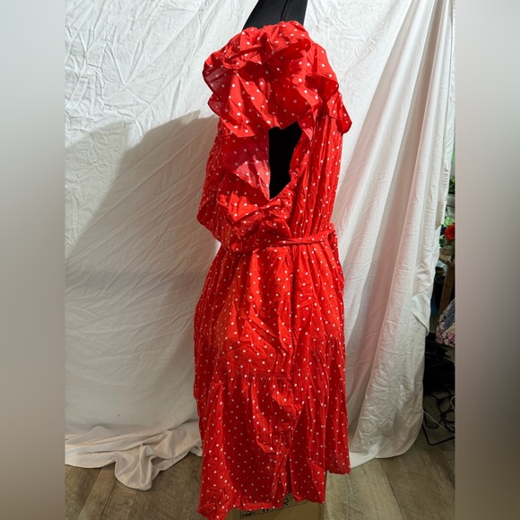 Draper James Vibrant Red Dress - Picture 4 of 5